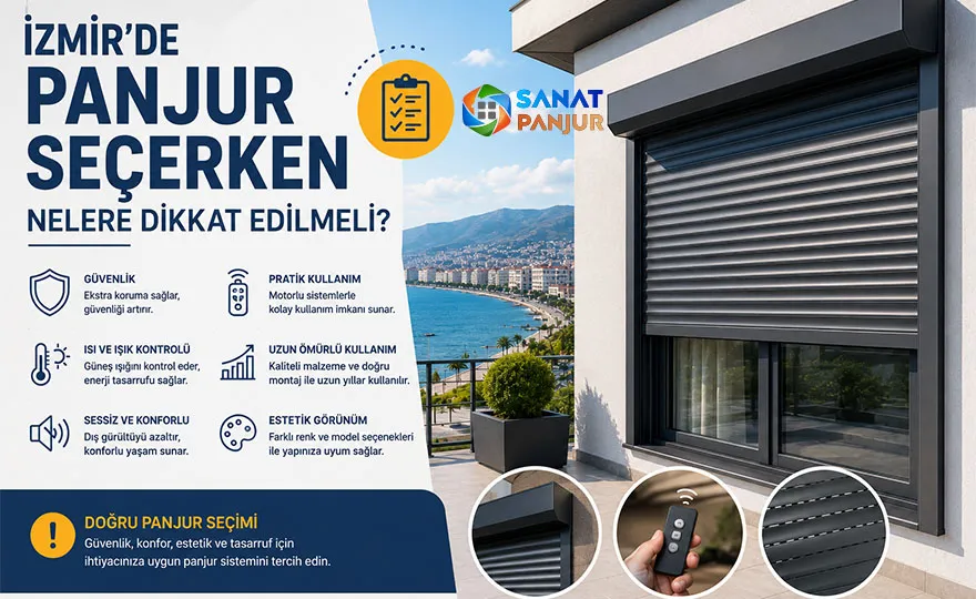 İzmir’de Panjur Seçerken Nelere Dikkat Edilmeli?