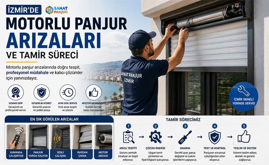 Motorlu Panjur Arızaları ve İzmir’de Tamir Süreci