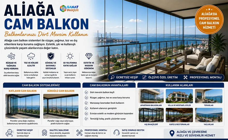 Aliağa Cam Balkon Hizmeti